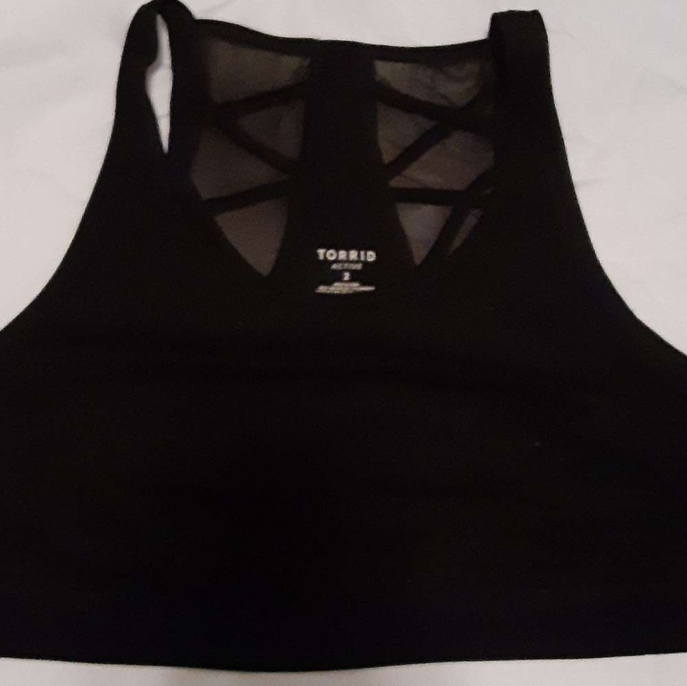 Torrid Active Bra Black Size 2